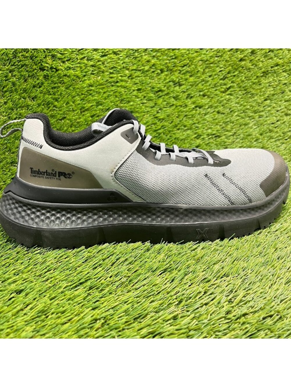 Timberland Pro Setra Low Mens Size 10 Gray Black Composite Toe Safety Work Shoes